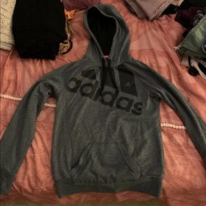 Women’s adidas grey hoodie small